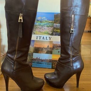 Guess Leather Below the knee Boots